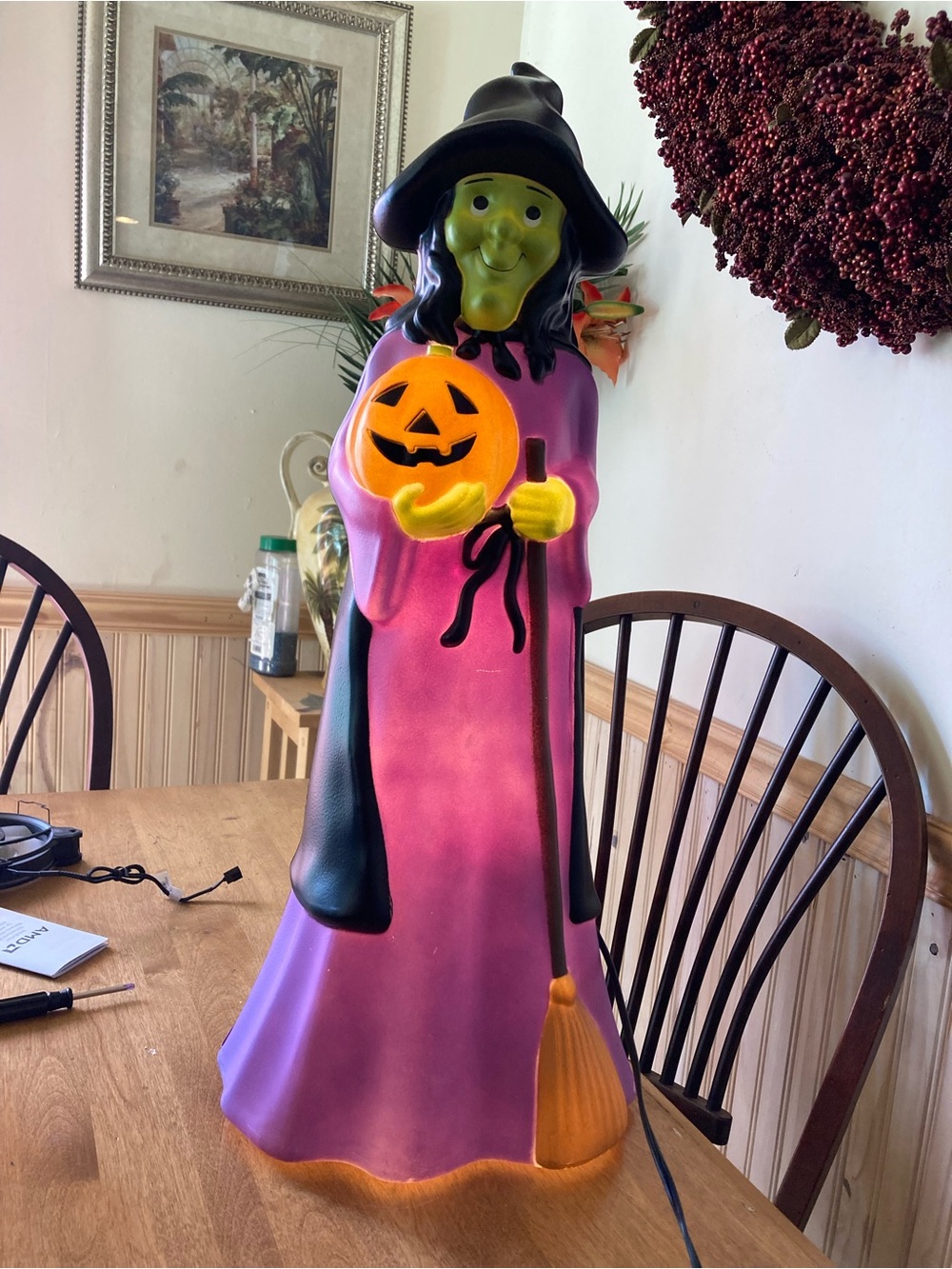 Cracker Barrel witch blow mold - Picture 7 of 8